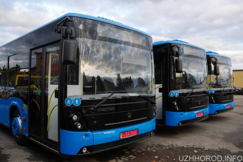 10 нових сучасних автобусів "Електрон" – в Ужгороді