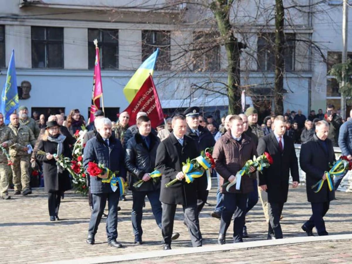 В Ужгороді вшанували учасників бойових дій на території інших держав фото