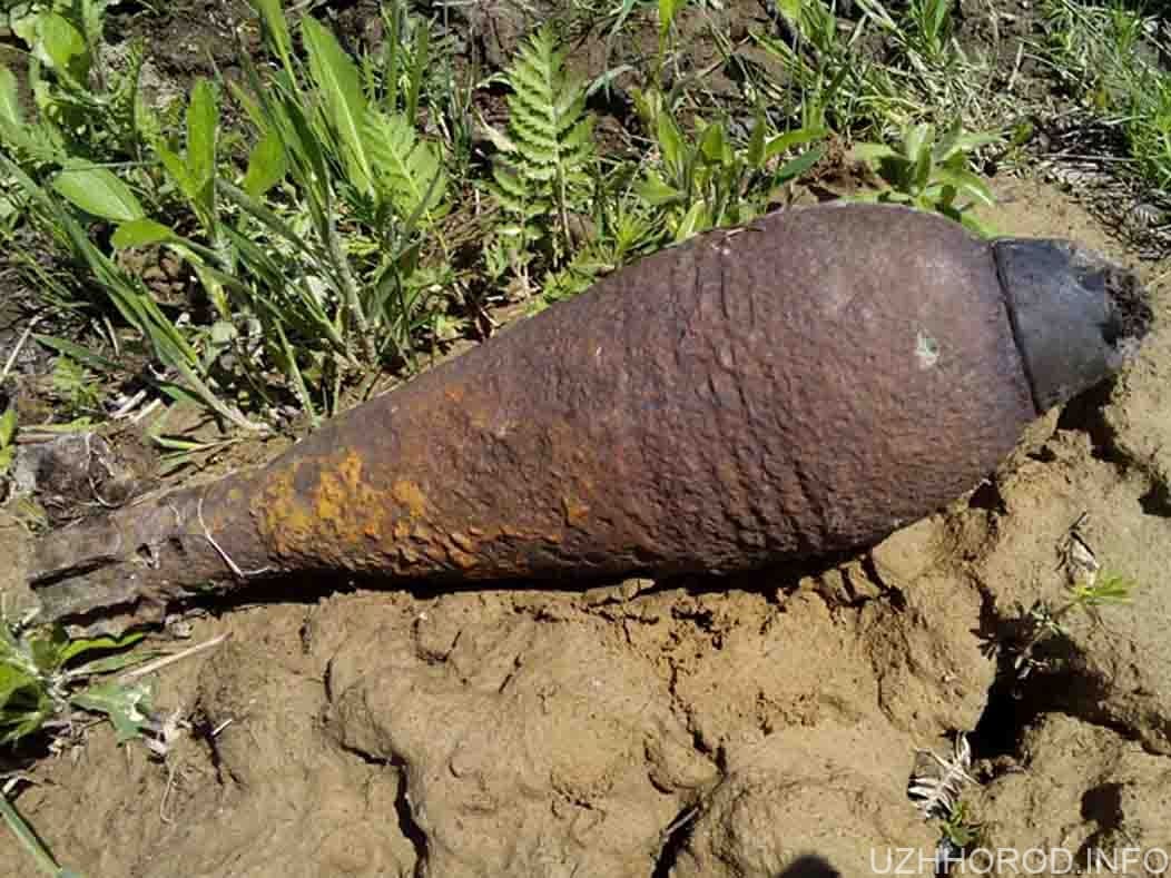 В Баранинцях знайшли артилерійський снаряд