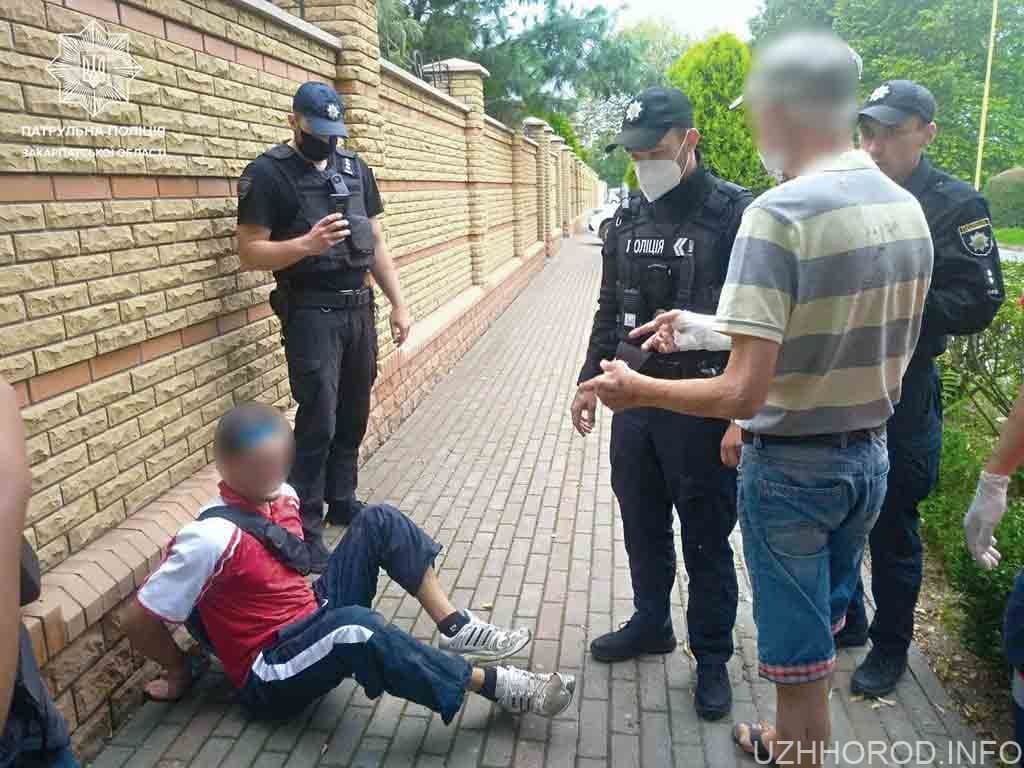 Поліцейські впіймали грабіжника з ножем