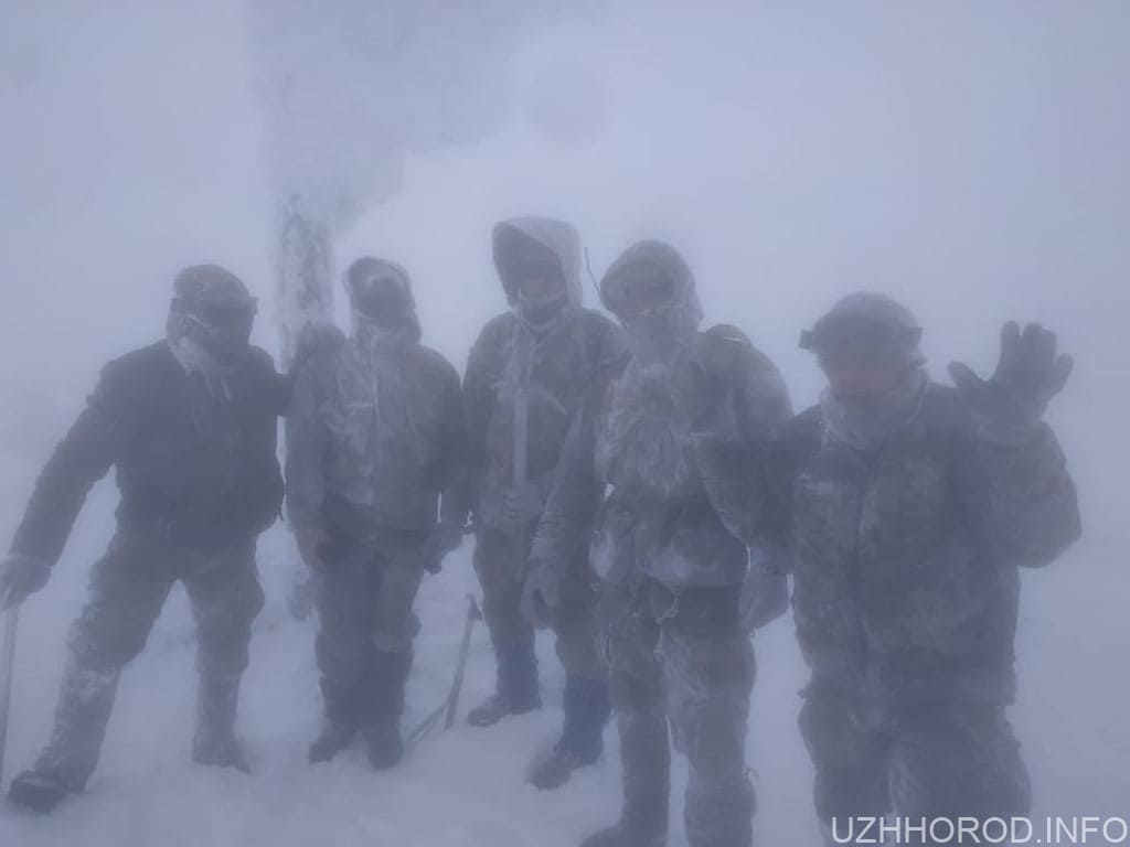 П’ять днів серед екстремальних умов карпатської зими провели бійці (ФОТО)