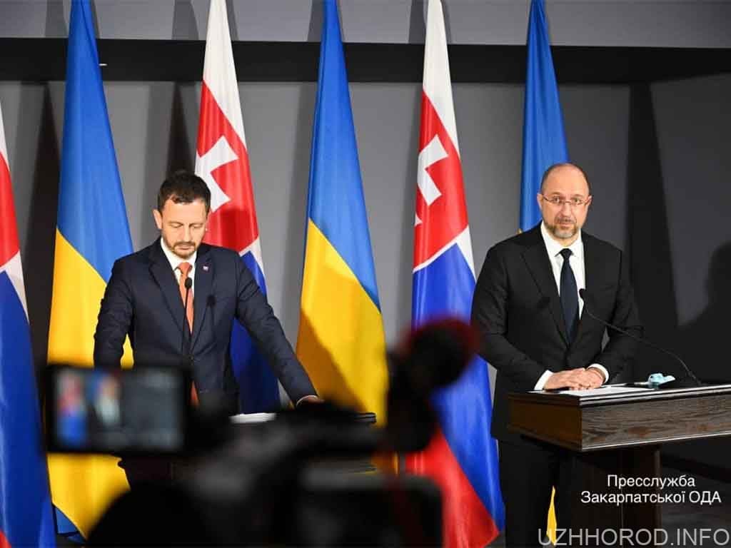 За підсумками візиту Прем’єр-міністрів України та Словаччини підписано Спільну заяву