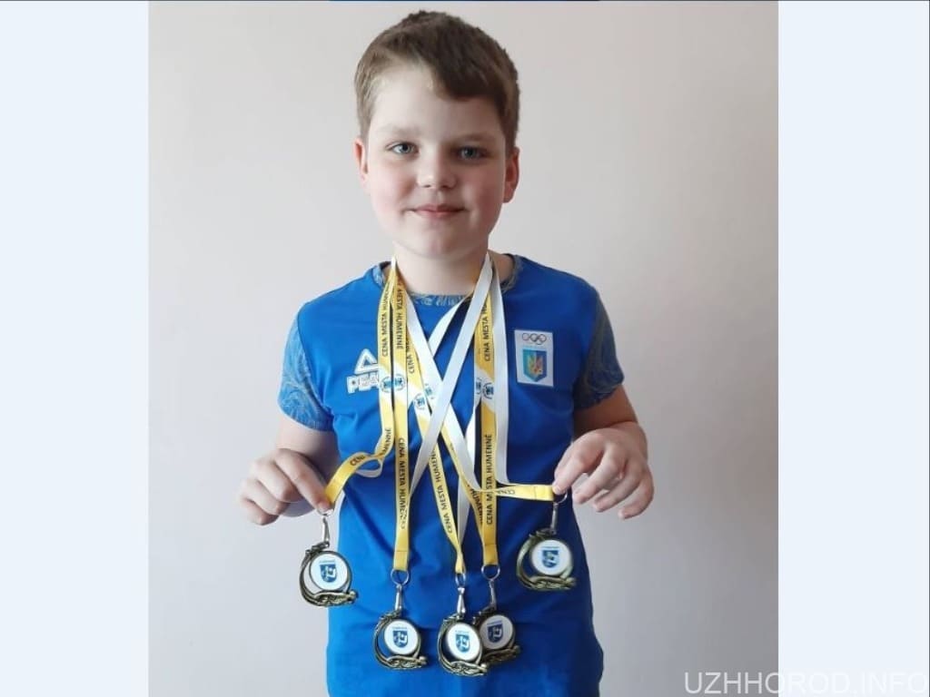 Юний ужгородець здобув 5 золотих медалей на міжнародних змаганнях