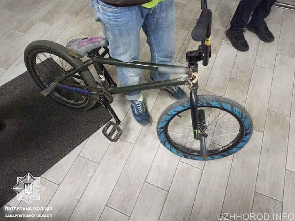 В Ужгороді затримали крадія велосипеда