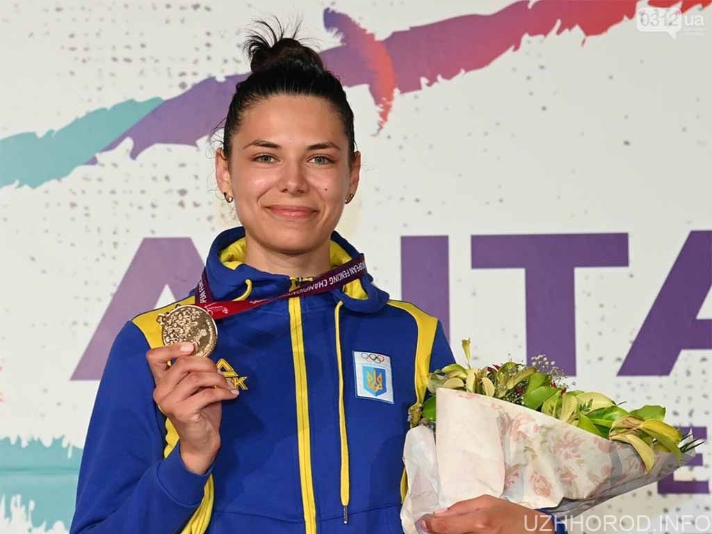 Ужгородська фехтувальниця Влада Харькова стала чемпіонкою Європи