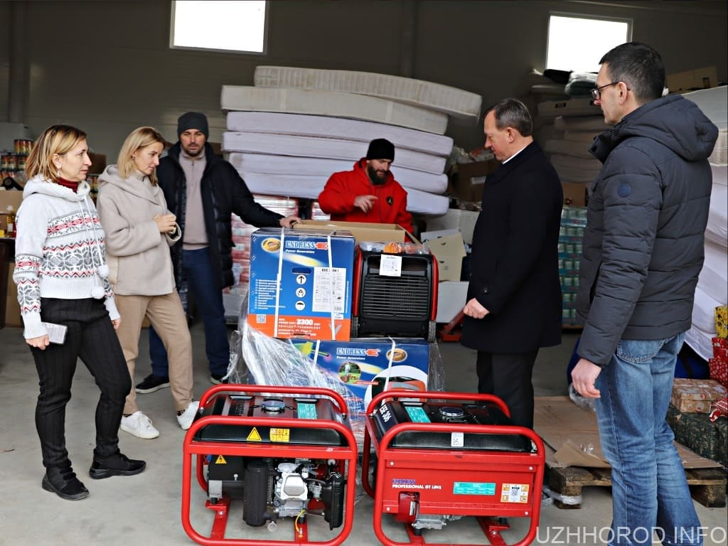 Навчальні заклади в Ужгороді отримали генератори із Німеччини