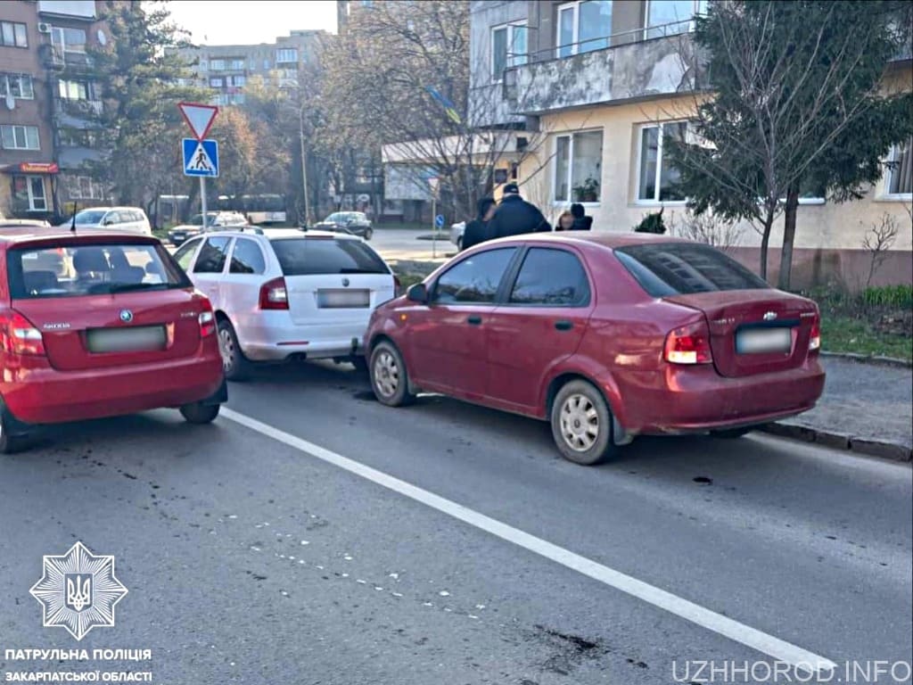 Вчора в Ужгороді нетверезий водій вчинив ДТП