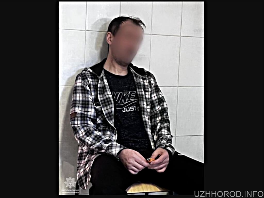 В Ужгороді виявили чоловіка, який вдарив свою матір фото
