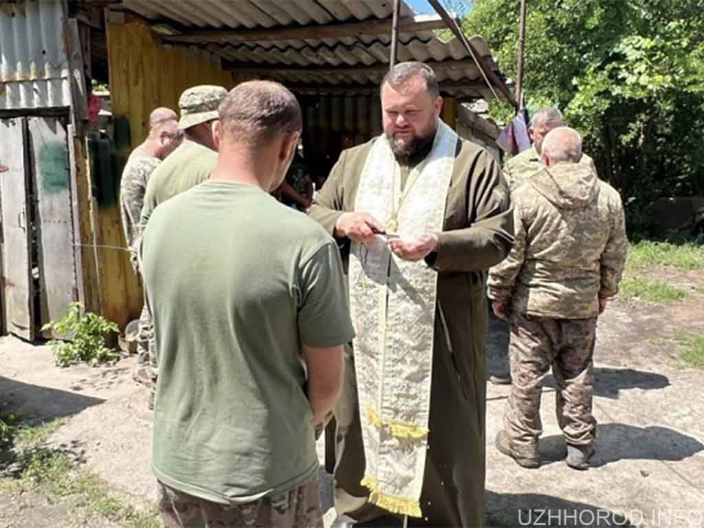 Єпископ Ужгородський та Закарпатський ПЦУ Варсонофій отримав Подяку від військових 128-ї бригади (ВІДЕО)