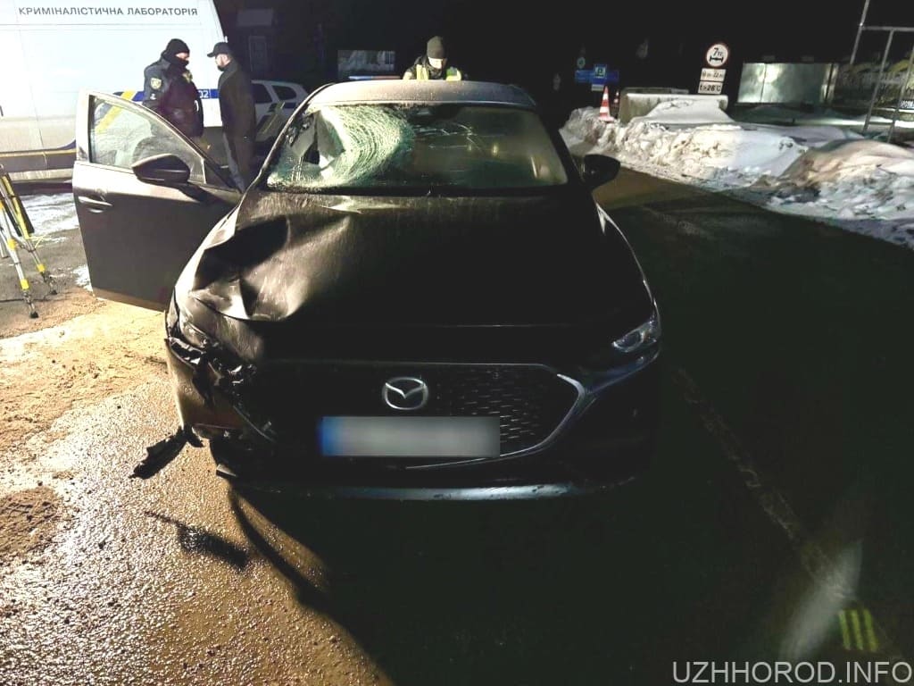 Смертельна аварія на Ужгородщині: поліція затримала водійку, яка наїхала на пішохода і намагалася втекти
