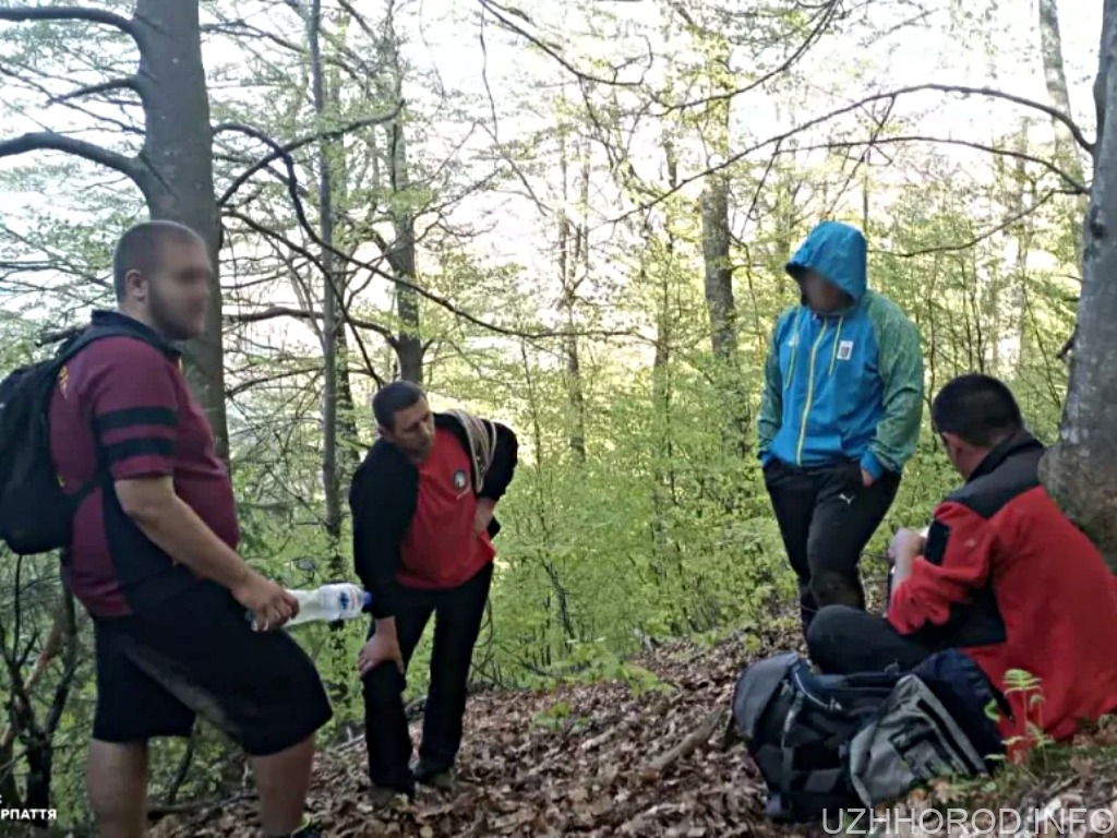 Закарпатські гірські рятувальники надали допомогу двом туристам фото