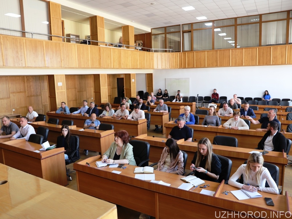 Засідання позачергової сесії Ужгородської міської ради відбулося сьогодні фото