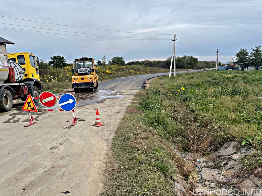 Нове дорожнє покриття встановлено у селі Минай фото