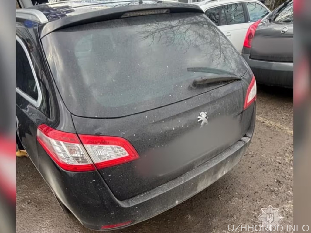 В Ужгороді водія Peugeot “під кайфом” оштрафували на понад 75 тис. грн