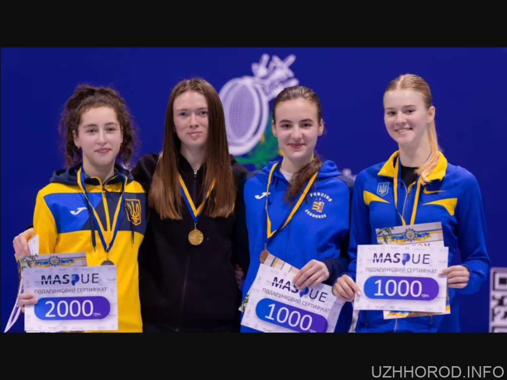 Закарпатська фехтувальниця Юлія Фатула фото