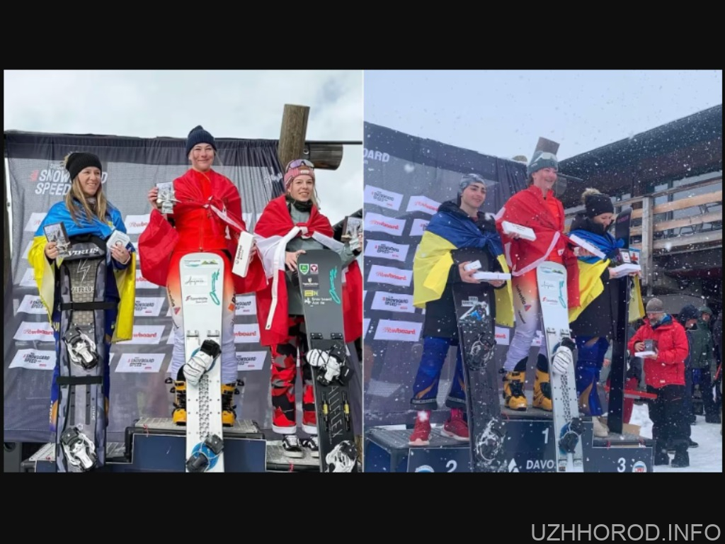 Дві сноубордистки із Закарпаття Аннамарі Данча та Надія Гапатин стали призерами Кубку Європи Дві сноубордистки із Закарпаття Аннамарі Данча та Надія Гапатин фото