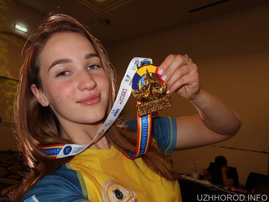 Закарпатка Богдана Лехман стала чемпіонкою Європи з армрестлінгу (ФОТО)