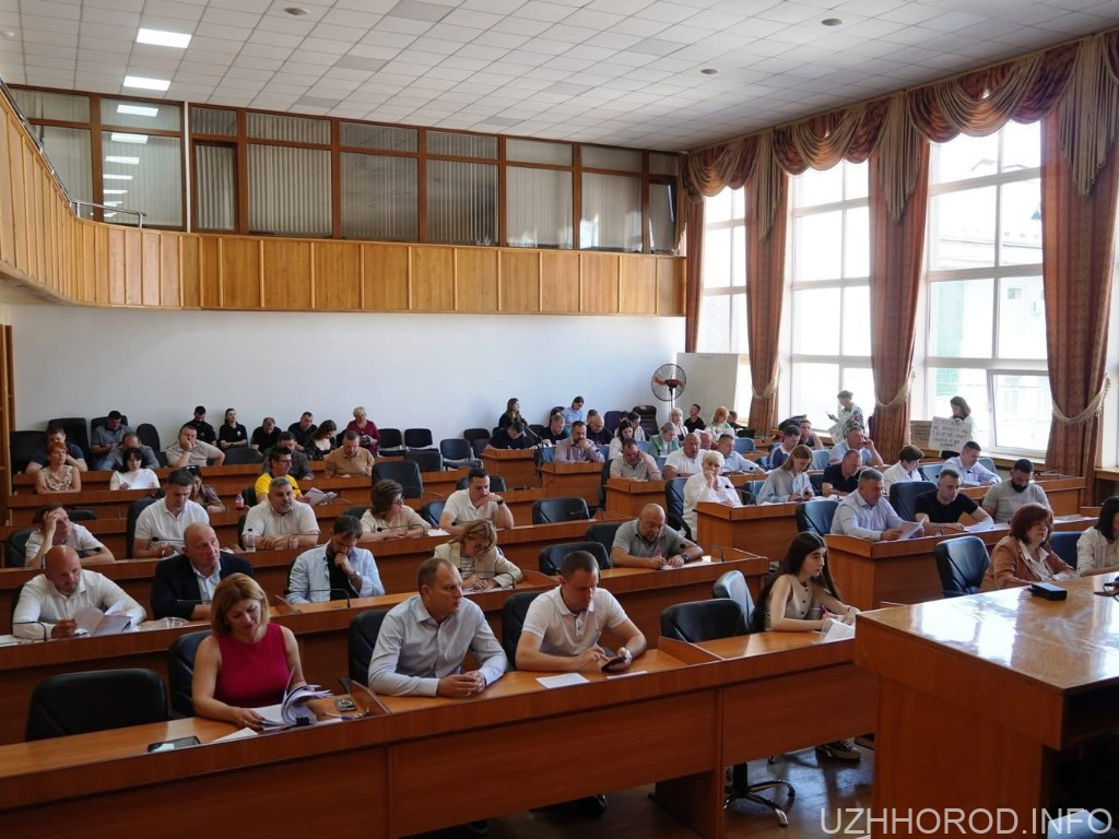 Понад 100 питань розглянули сьогодні депутати Ужгородської міської ради