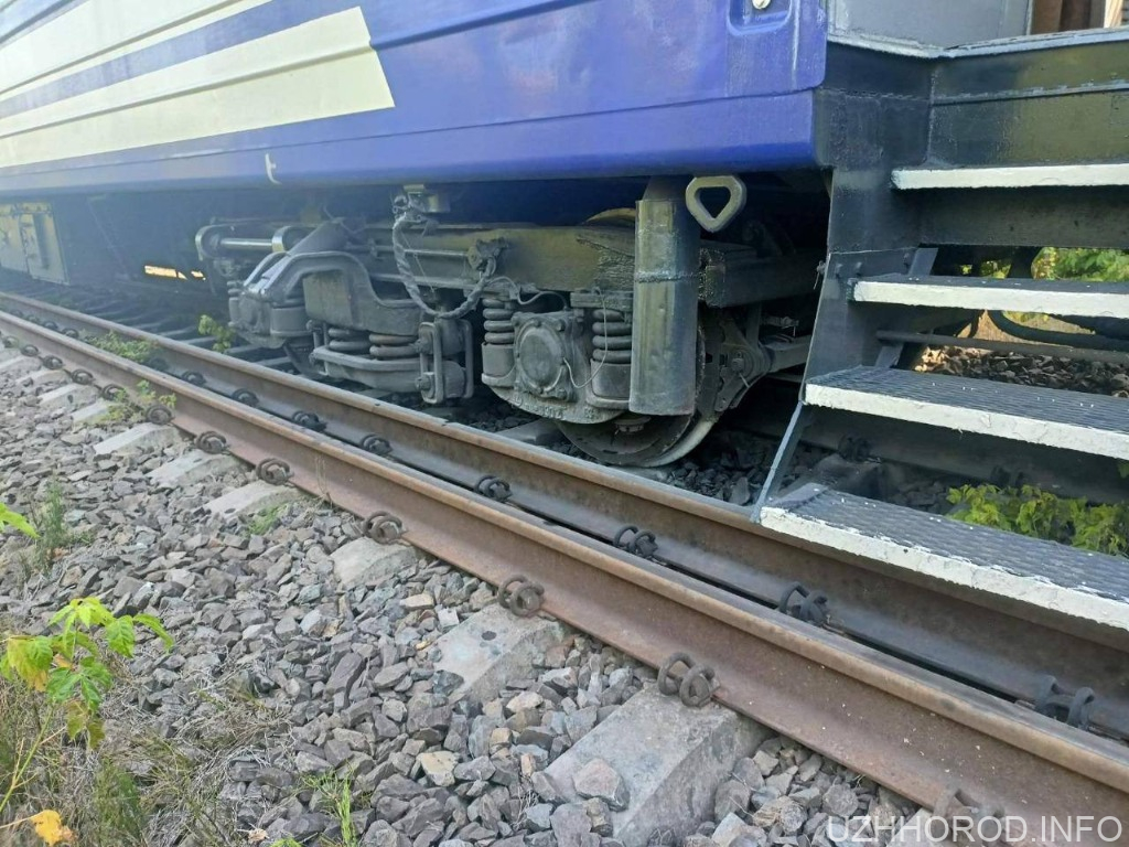 На Закарпатті стався зхід трьох вагонів пасажирського поїзда №39/40 сполученням Запоріжжя – Солотвино На Закарпатті стався зхід трьох вагонів пасажирського поїзда №39/40 сполученням Запоріжжя – Солотвино