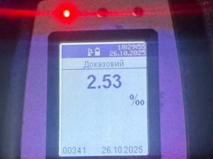 В Ужгороді пʼяний водій виїхав на зустрічну смугу і скоїв ДТП