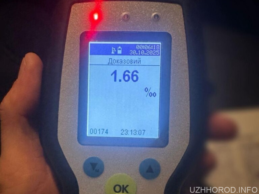 В Ужгороді притягнули до відповідальності водія, який їздив напідпитку та без права керування