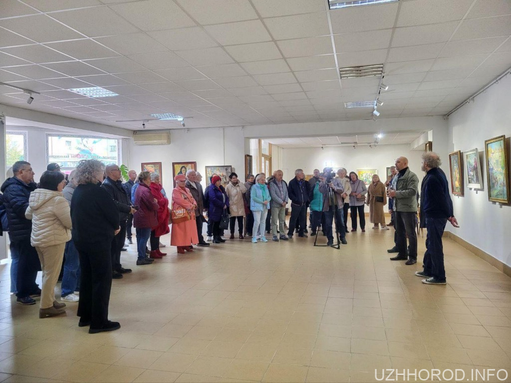 Відкрили виставку до 80-річчя відомого закарпатського художника Петра Шолтеса