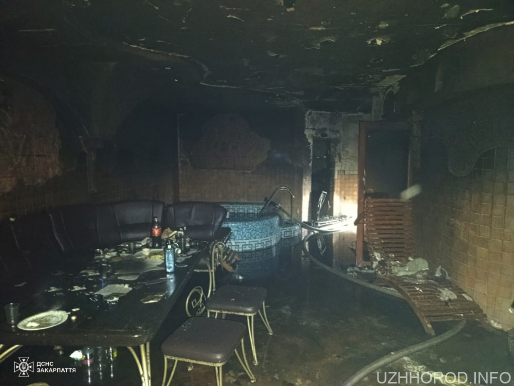 На вулиці Гленца в Ужгороді виникла пожежа у сауні фото
