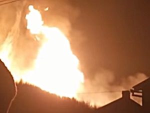 На Закарпатті горить газова труба