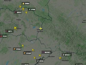 Над Ужгородом помічено літак-розвідник ВПС США, відомий як «ядерний нюхач»