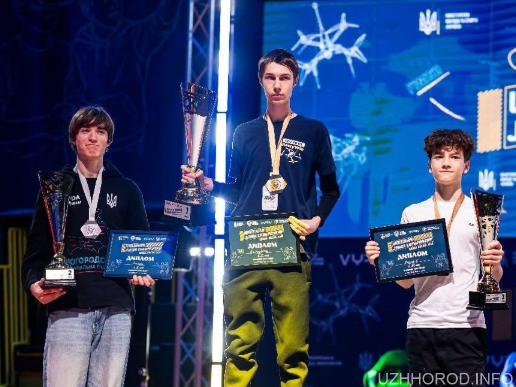13-річний ужгородець став призером першого Чемпіонату України з дрон-рейсингу