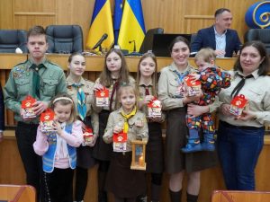 Вифлеємський вогонь миру передали до Ужгородської міської ради