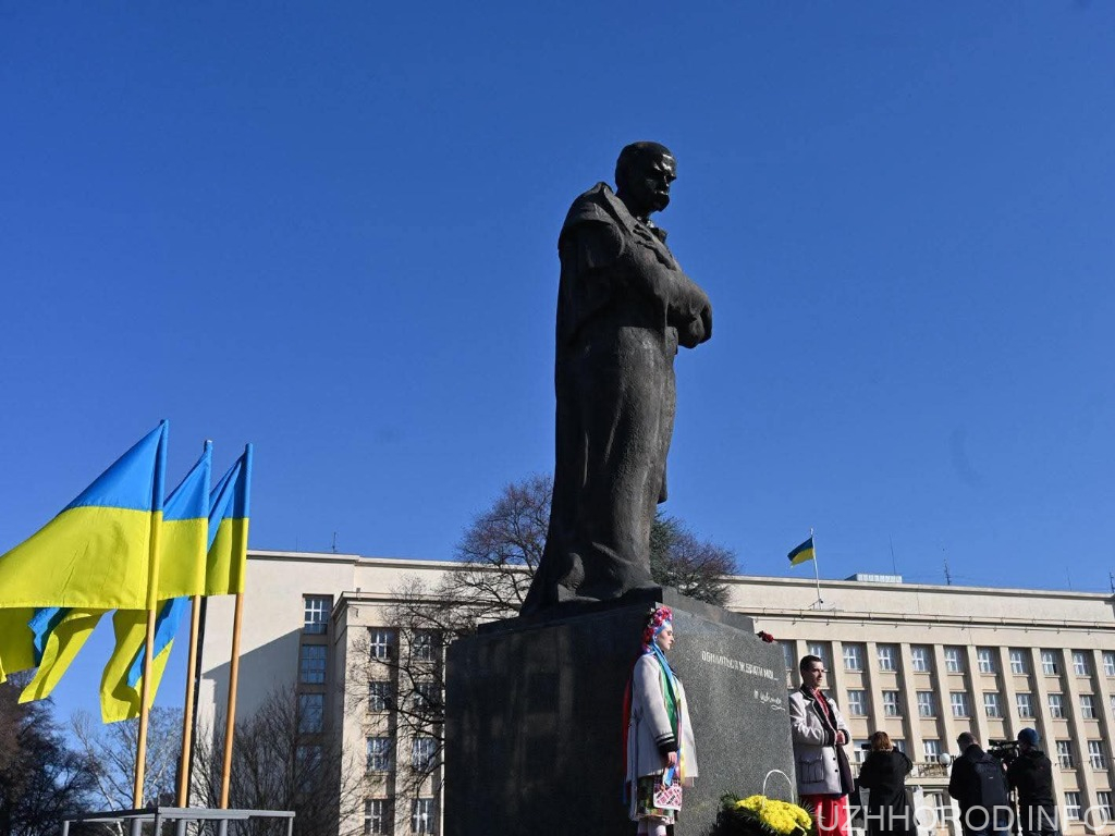 «Борітеся – поборете»: Ужгород вшанував пам’ять Великого Кобзаря