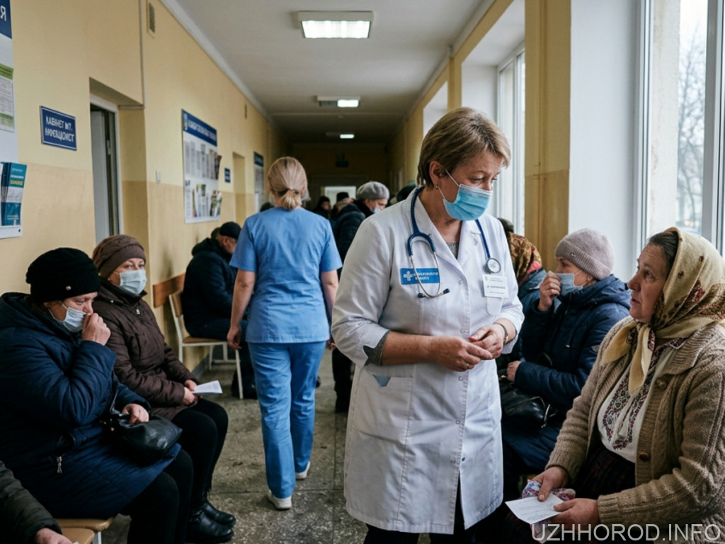 Грип на Закарпатті: медики зафіксували циркуляцію чотирьох різних штамів