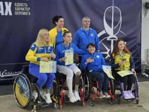 Закарпатка Надія Дьолог виборола дві медалі на чемпіонаті України з фехтування на візках